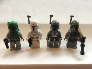 Lego Star Wars Minifigures Jango Boba Fett Prototype Vintage Version
