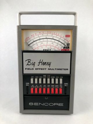 Vintage 1975 Sencore Big Henry Fe27 Field Effect Multimeter