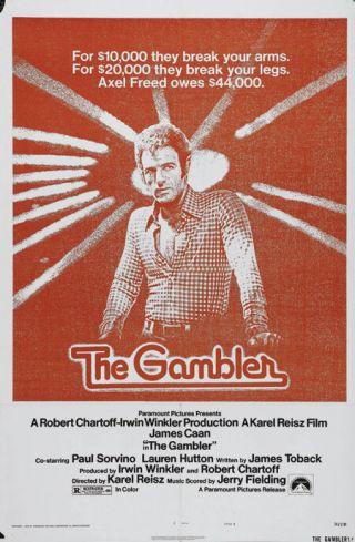 The Gambler James Caan Vintage Movie Poster Print