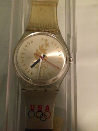 Vintage Clear 1996 Swatch 