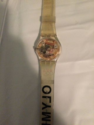 Vintage Clear 1996 Swatch 