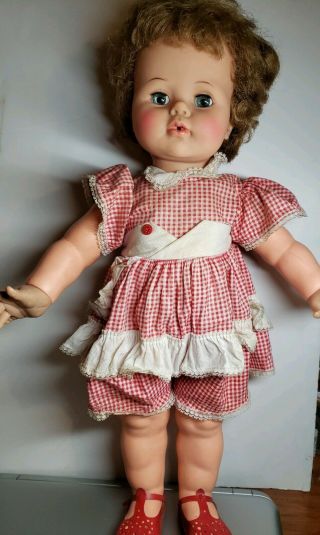 Darling Ideal Tiny Kissy Doll Toddler K21 - 1 Vintage 1960s Toy Corp