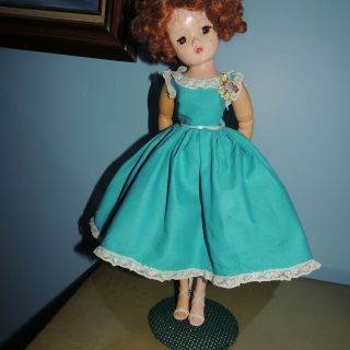 Pretty Vintage 1950 Day Dress For Cissy Revlon Dolikin & Similar 20 " Dolls