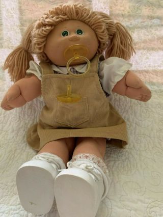 Vintage Cabbage Patch Doll Baby With Pacifier Coleco 1978 - 1982