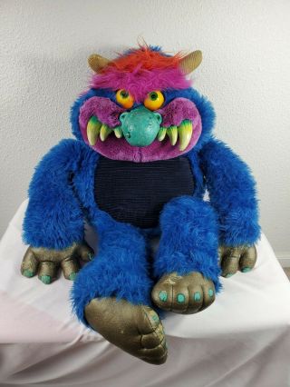 Vintage Amtoy My Pet Monster Large Plush Toy 1986 American Greetings
