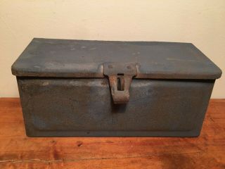 Vintage Tractor Mounting Equipment Tool Box