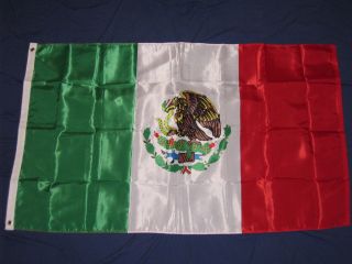 3x5 Nylon Mexico Flag Mexican Banner Sign F732