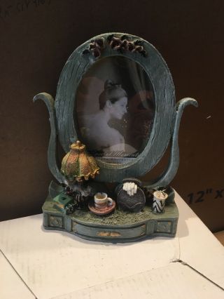 Vintage Miniature Dollhouse Mirror Accessories Counter