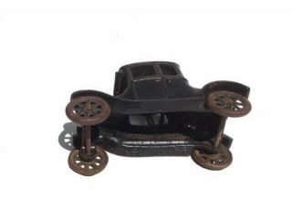 Vintage 1920s ARCADE Cast Iron Model T Ford Coupe Toy Car Antique – Black 3