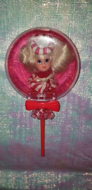 Vintage MATTEL 60s Peppermint Lollipop Kiddle Lolly Miny Doll 2
