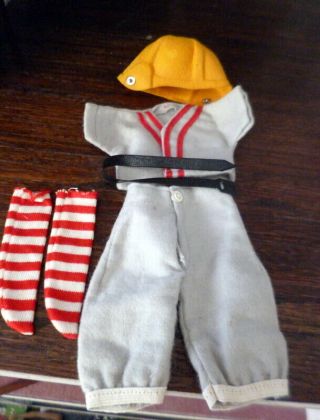 Vintage 1950s Vogue Jills Doll Friend Jeff Baseball Outfit Tagged