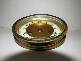 Antique French Porcelain Mantel Clock Dial Complete 2