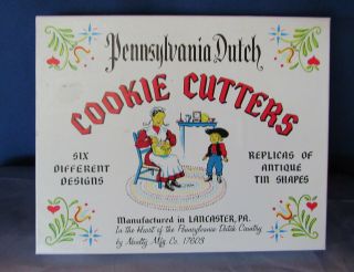 Pennsylvania Dutch Metal Cookie Cutters Replicas Of Antique Tin Shapes