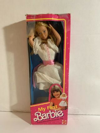My First Barbie Doll 1875 Opened 1984 Mattel,  Inc.