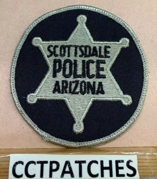 Vintage Scottsdale,  Arizona Police Shoulder Patch Az