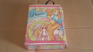 Dawn Dolls In Storage Case Topper Corp Vintage 1970s