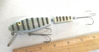 Vintage L&s Muskie Master 40 Jointed Fishing Lure