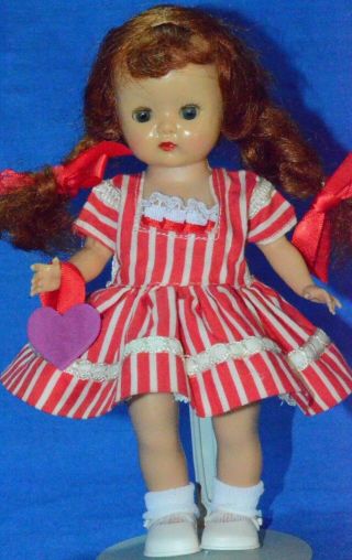 Vintage 8 " Muffie Doll By Story Book Dolls Of California Slw Ml " Valentine "