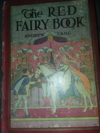 The Red Fairy Book By Andrew Lang Old Vintage Antique Hard Cover Book