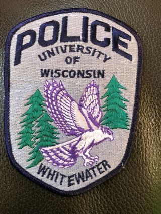 University Of Wisconsin Whitewater Police Patch