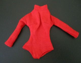 Vintage Barbie 942 Ice Breaker Red Bodysuit