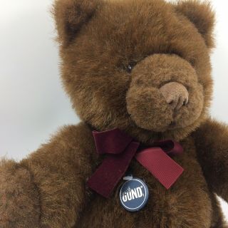 Vintage Gund Collectors Classic teddy bear limited edition brown 17 inches 1983 3