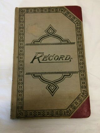 Antique Recipes Manuscript Hand Written in Records Book vintage 1920 ' s cookbook 6