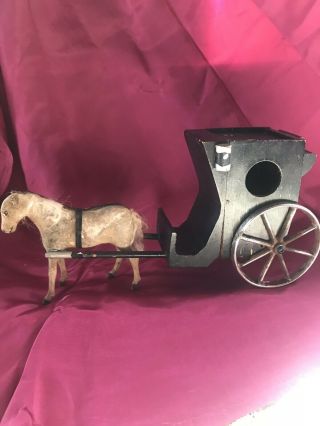 Antique Horse And Carriage - Very Old