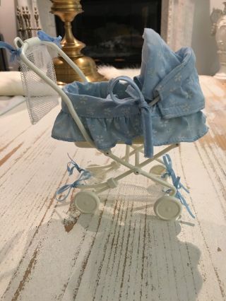 Vintage Simba Collapsable Baby Carriage Stroller Toy Mini 2
