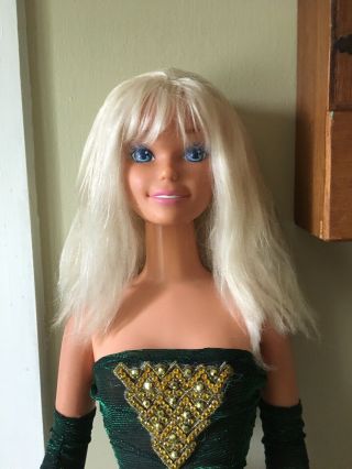Vintage 1992 Life Size Barbie Doll In,  Body Is 1992,  Head Is 1976