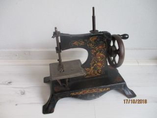 Casige Sewing Machine Germany Miniature Toy Metal Child 
