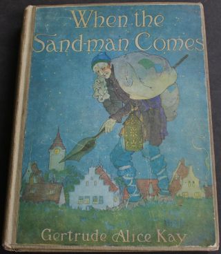 Rare Antique Old Book Fairy Tales Sand - Man 1st Edition Illustrated Scarce