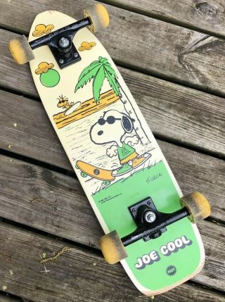 Vintage 70’s Nash Skateboard Sidewalk Cool Generation.  Joe Cool,  Snoopy Board.