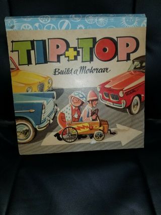 Antique 1961 Popup Book Tip,  Top Build A Motorcar 2