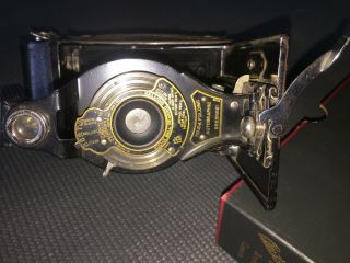 Antique Vintage Kodak No 2 - A Folding Autographic Brownie Camera w/box & maual 4