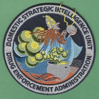 Dea Drug Enforcement Administration Domestic Intelligence Unit Police Patch