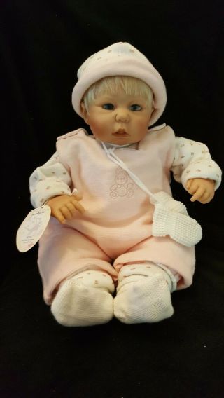 Vintage Zapf Creation Doll Made In Western Germany Girl Doll 20 " Blonde