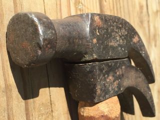 Antique/Vintage Voight Patent 1902 Double Claw Hammer - RARE 5