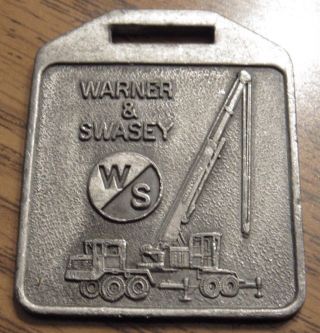Vintage Warner & Swasey Crane Watch Fob