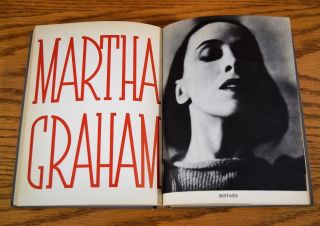 Martha Graham Dance Antique 1937 Book W/ Photo 
