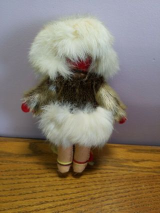 Vintage Handmade Eskimo Doll 7 