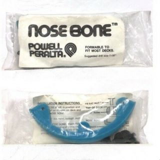 Vintage Nos Powell Peralta Skateboard Blue Nose Bone Nose Guard