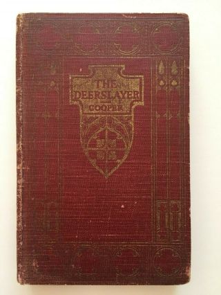 Antique Book The Deerslayer By James Fenimore Cooper 1920s
