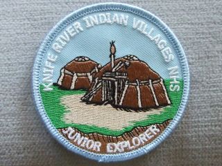 Knife River Indian Villages National Park Junior Ranger " Explorer " Patch Mandan