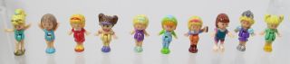 Polly Pocket Vintage 10 Dolls For Playsets 1 - Inch Bluebird Toys