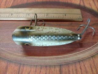 Vintage Heddon Baby Lucky 13 Gold Eyes 1950 ' s 3