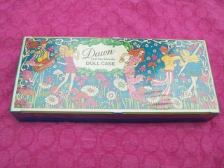 Vintage Dawn Doll Case With Dolls Clothes And More