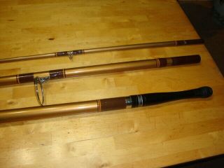 Vintage Olympic Amazon 15 - 3 Surf Spinning Rod w/ Collapsible Stripper Guide 3