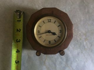Antique Seth Thomas Windup Wood Case Desk Clocks 8 Day