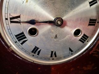 Vintage Gustav becker Mantle Clock Spares Or Repairs 3